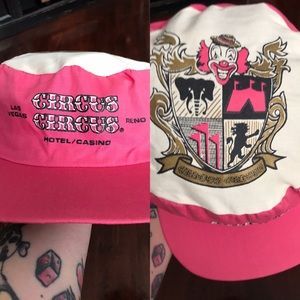 Circus Circus painters hat! 1980/1990’s! UNISEX